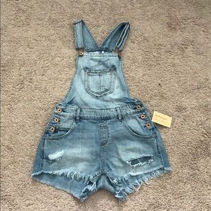 Overalls with shorts